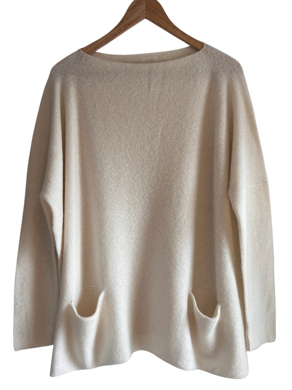 MusuMusu 100% cashmere oversized drop shoulder sweater excellent condition